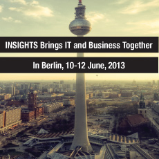 INSIGHTS 2013: 10-12 Iunie, 2013 in Berlin, Germania